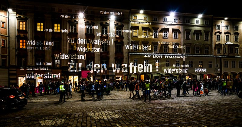 Foto von Aktionstag: feminismus und krawall | weltfrauentag 2018 | hauptplatz Linz | foto : osaka